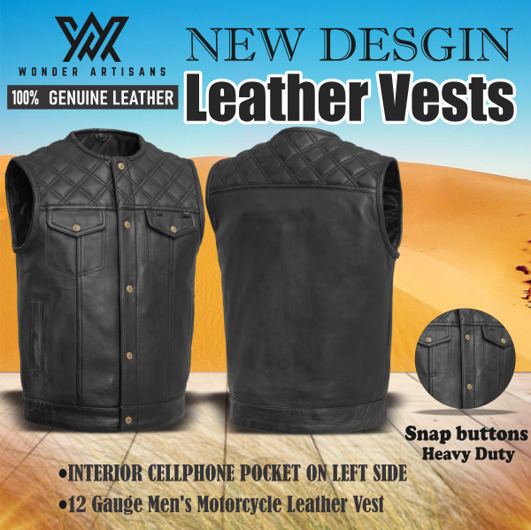 Leather Vest - Image 3