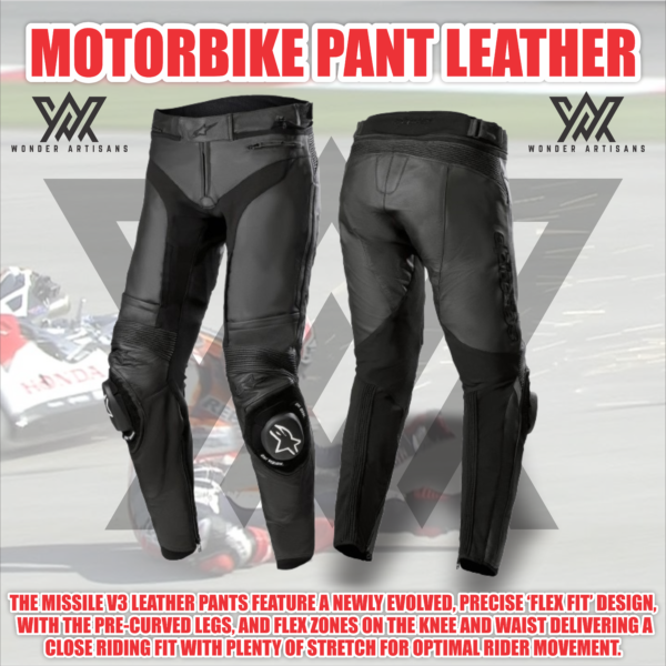 Premium Genuine Leather Pants - Image 3
