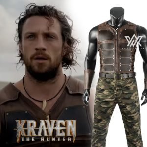 Kraven the Hunter Cosplay Vest, Movie Hero Costume Set| Bold Wildlife-Themed Accessory for Marvel Fans| Halloween costume