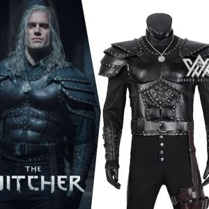 The Witcher Costume, Geralt of Rivia Cosplay Costume Amor Vest
