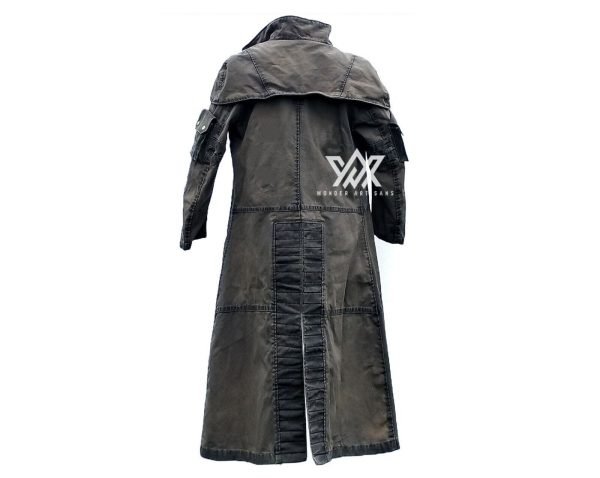 Elite Riot Gear Jacket NCR Ranger Duster Fallout: New Vegas Costume Canvas Coat - Screen Authentic Costume - Image 3