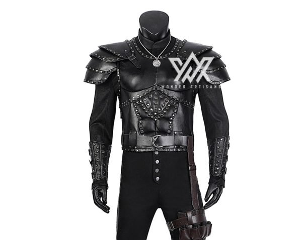 The Witcher Costume, Geralt of Rivia Cosplay Costume Amor Vest - Image 2