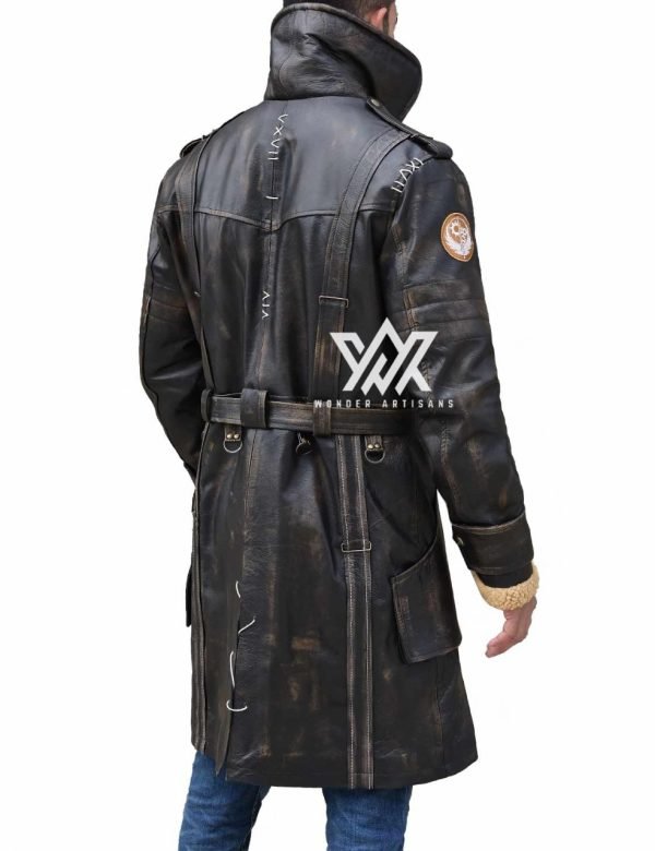 Elder Arthur Maxson Coat Cosplay Fallout 4 Costume Leather Coat - Image 4