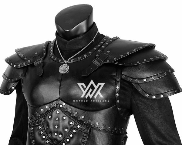 The Witcher Costume, Geralt of Rivia Cosplay Costume Amor Vest - Image 3