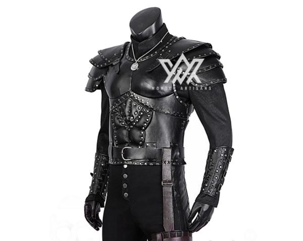 The Witcher Costume, Geralt of Rivia Cosplay Costume Amor Vest - Image 4