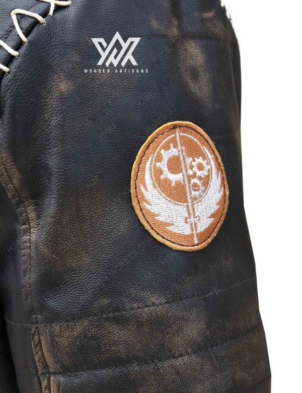 Elder Arthur Maxson Coat Cosplay Fallout 4 Costume Leather Coat - Image 6