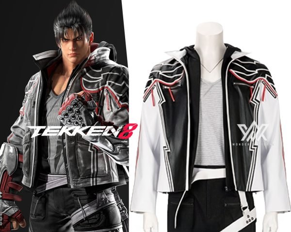 Jin Kazama Jacket Tekken 8 Cosplay Leather Jacket